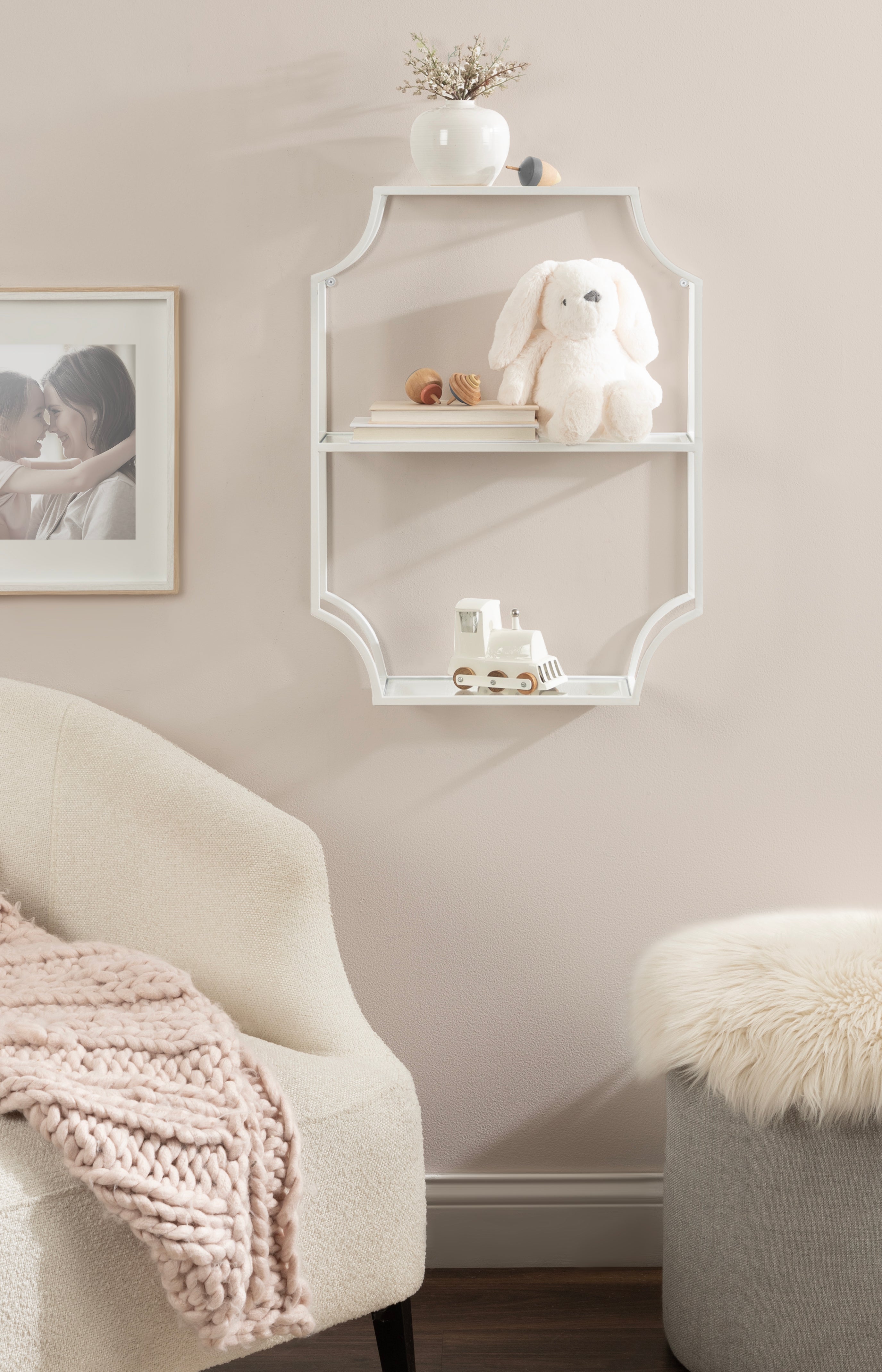 Ciel Metal Wall Shelf