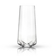 Seneca Crystal Faceted Stemless Flute Glasses