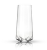 Seneca Crystal Faceted Stemless Flute Glasses