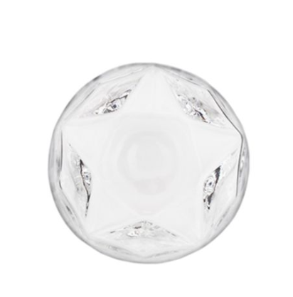 Seneca Crystal Faceted Stemless Flute Glasses