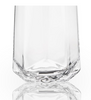 Seneca Crystal Faceted Stemless Flute Glasses