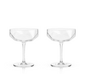 Seneca Faceted Crystal Coupes