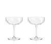 Seneca Faceted Crystal Coupes