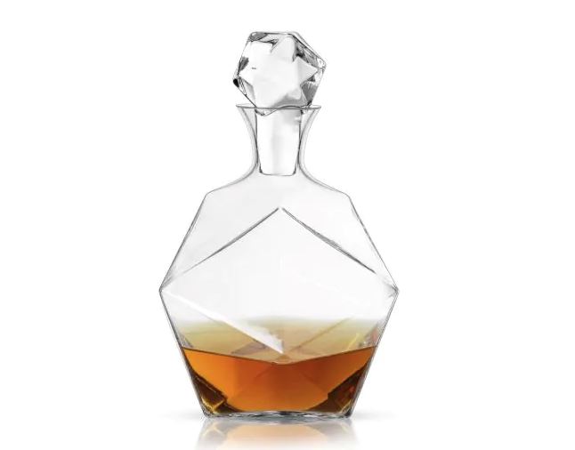 Seneca Faceted Crystal Liquor Decanter