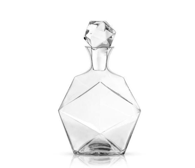 Seneca Faceted Crystal Liquor Decanter