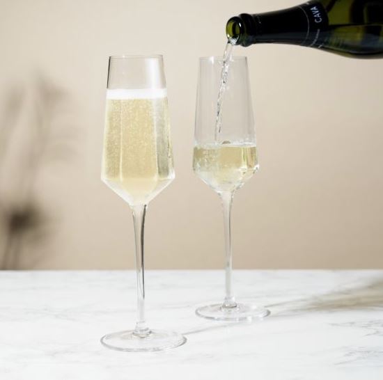 Seneca Crystal Champagne Flutes