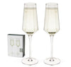 Seneca Crystal Champagne Flutes