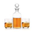 Raye Modern Crystal Liquor Decanter and Tumbler Set