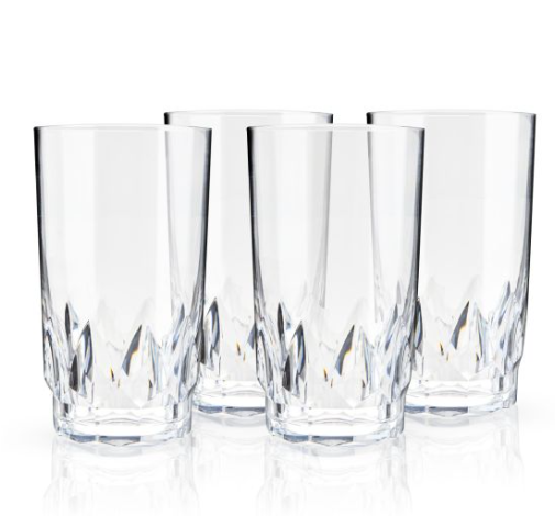 Shatterproof Acrylic Highball Tumblers