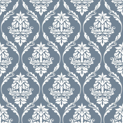 Farmhouse Revival (Blue) Wallpaper