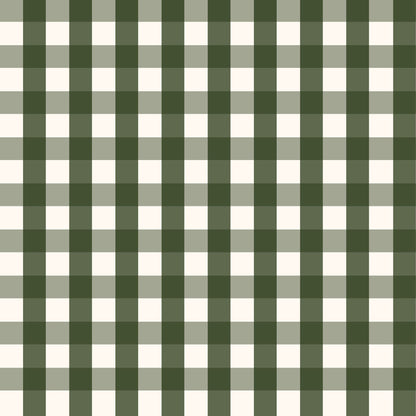 Willowside Gingham (Green) Wallpaper