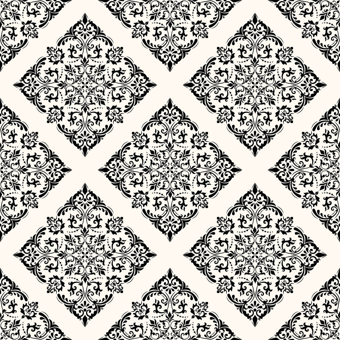 Thrifted Meadow (White) Wallpaper