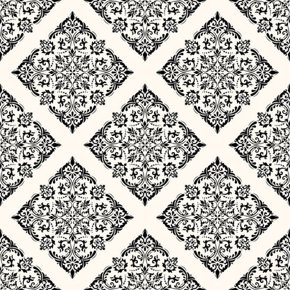 Thrifted Meadow (White) Wallpaper