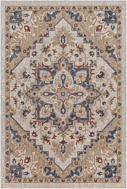 Lewa Cream Outdoor Area Rug - Clearance