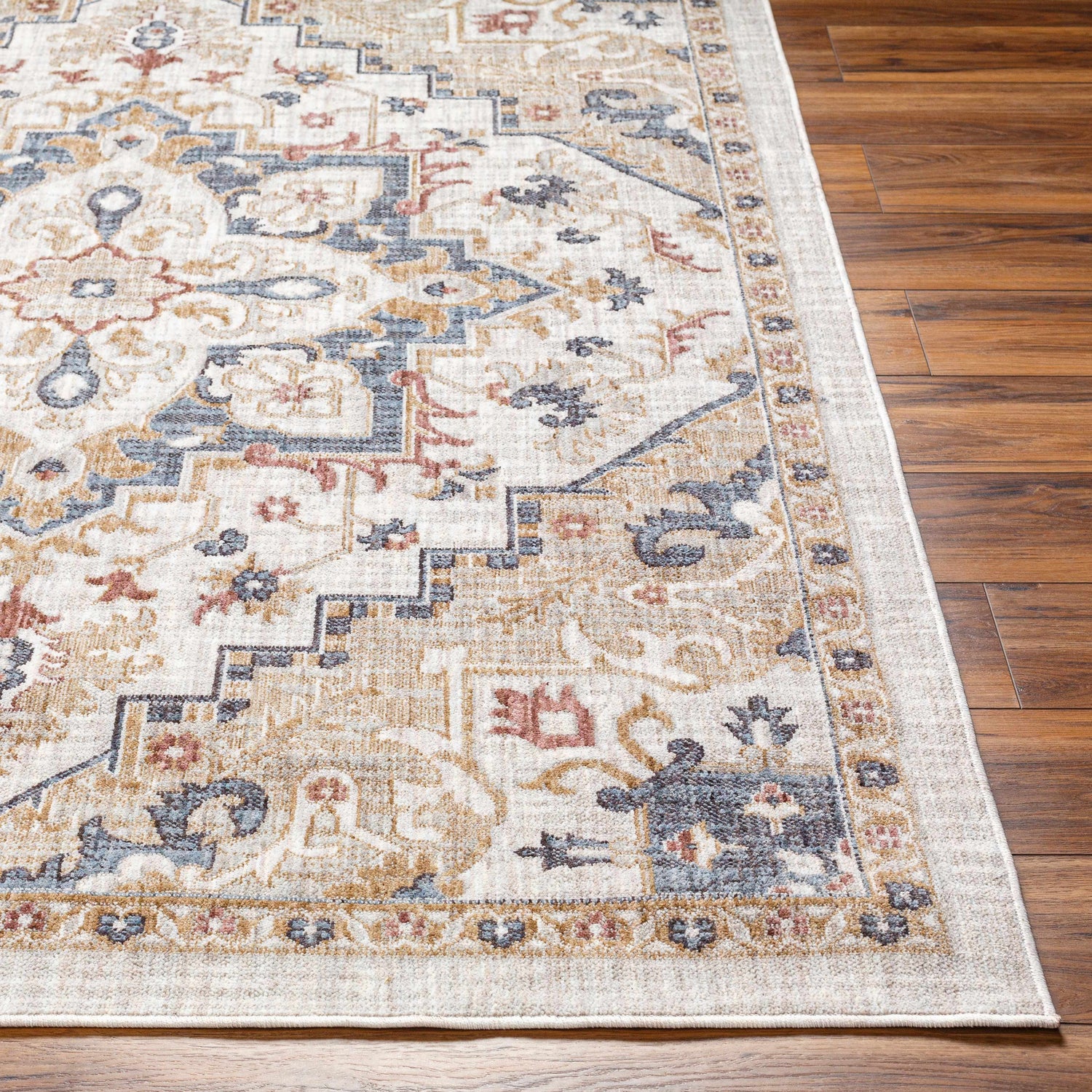 Lewa Cream Outdoor Area Rug - Clearance