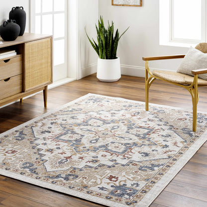 Lewa Cream Outdoor Area Rug - Clearance