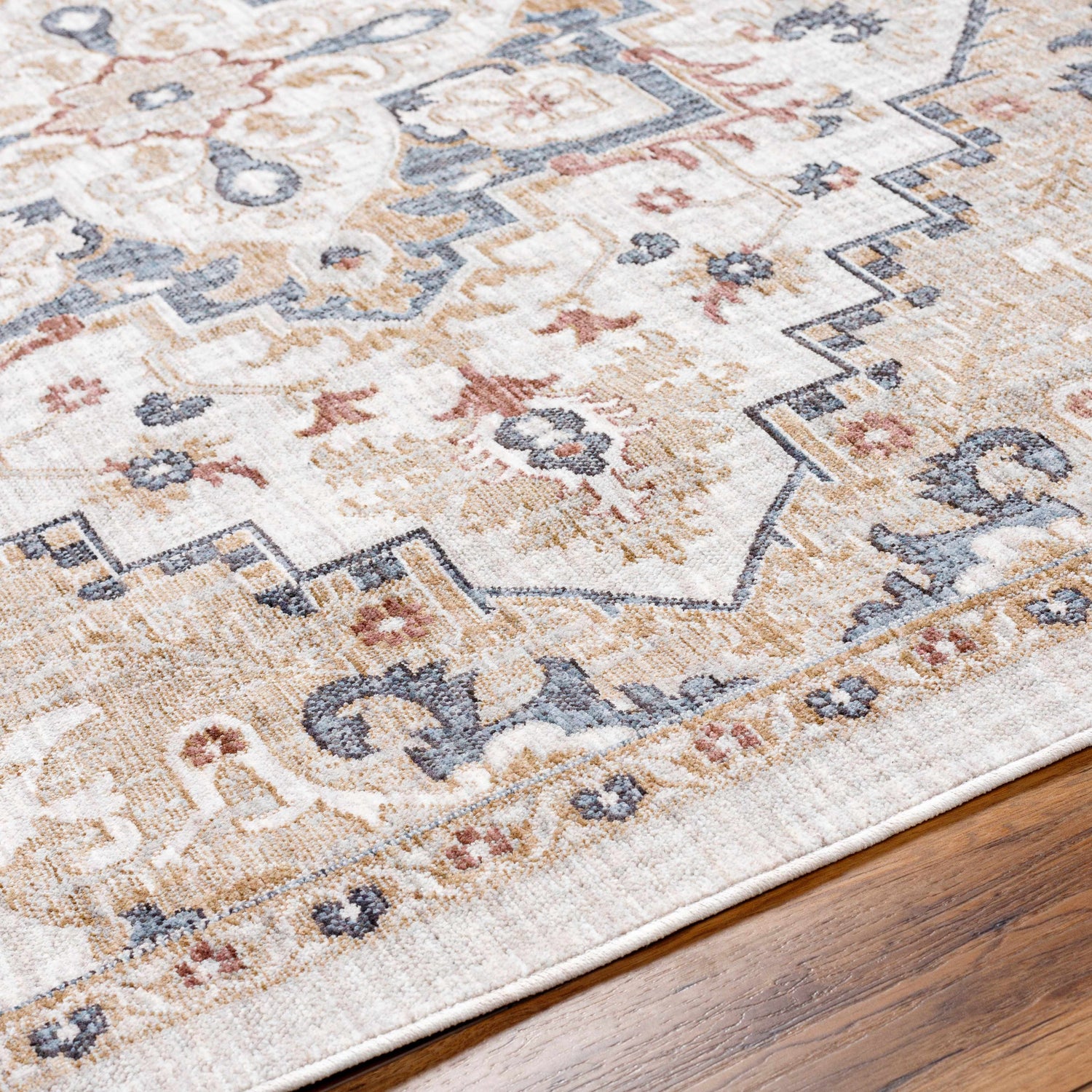 Lewa Cream Outdoor Area Rug - Clearance
