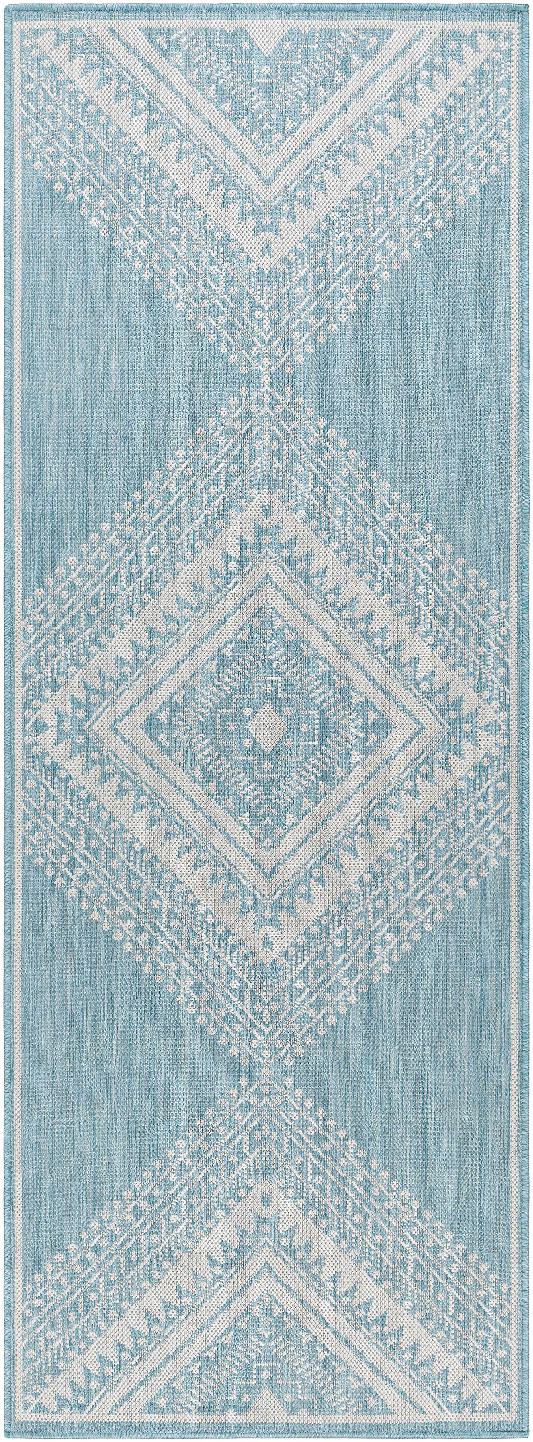 Deana Blue Outdoor Area Rug - Clearance