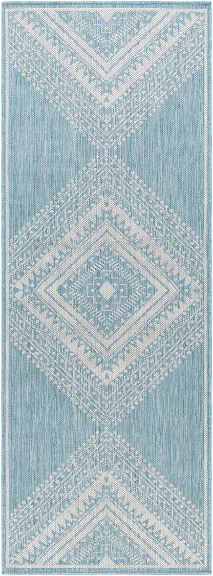 Deana Blue Outdoor Area Rug - Clearance