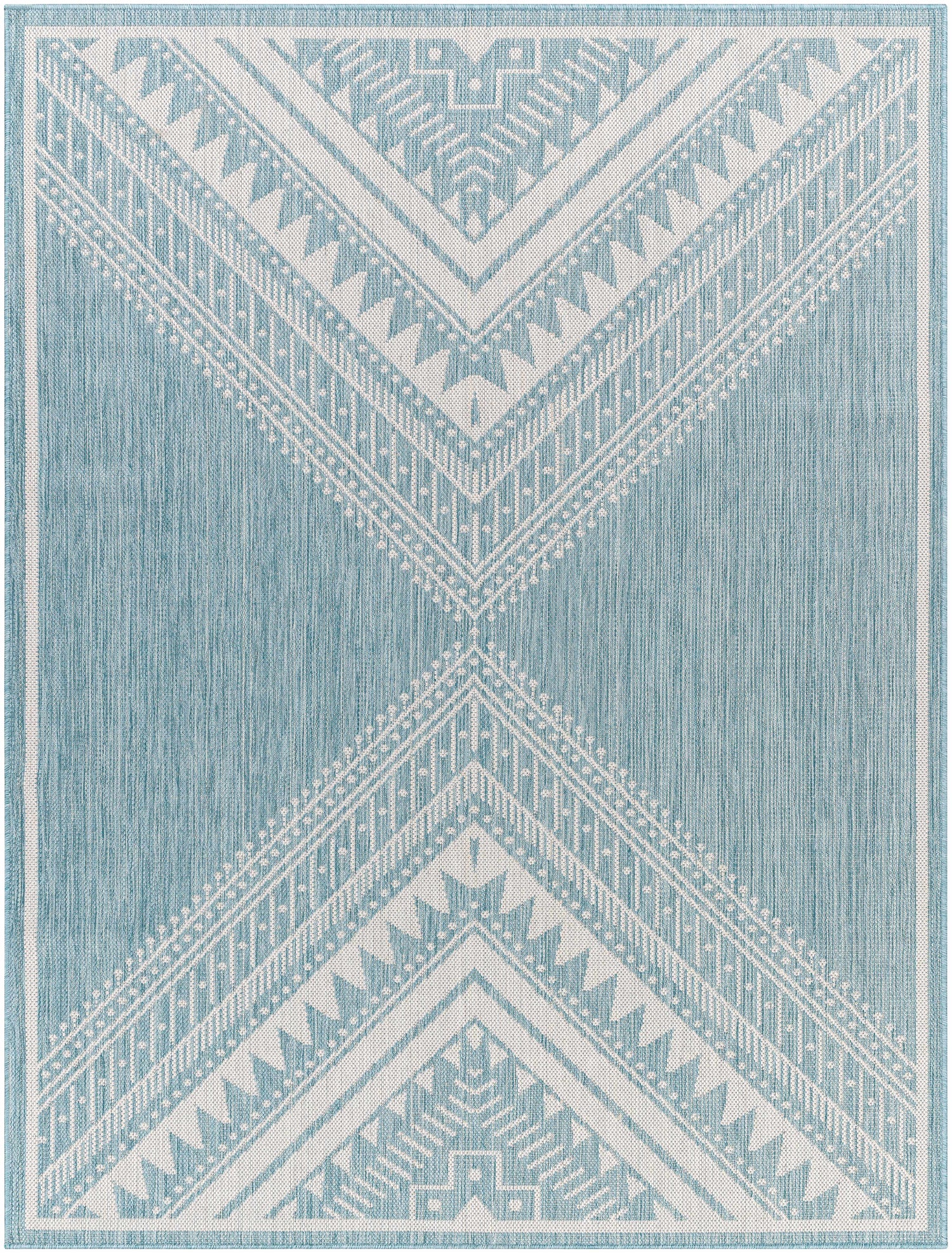 Deana Blue Outdoor Area Rug - Clearance