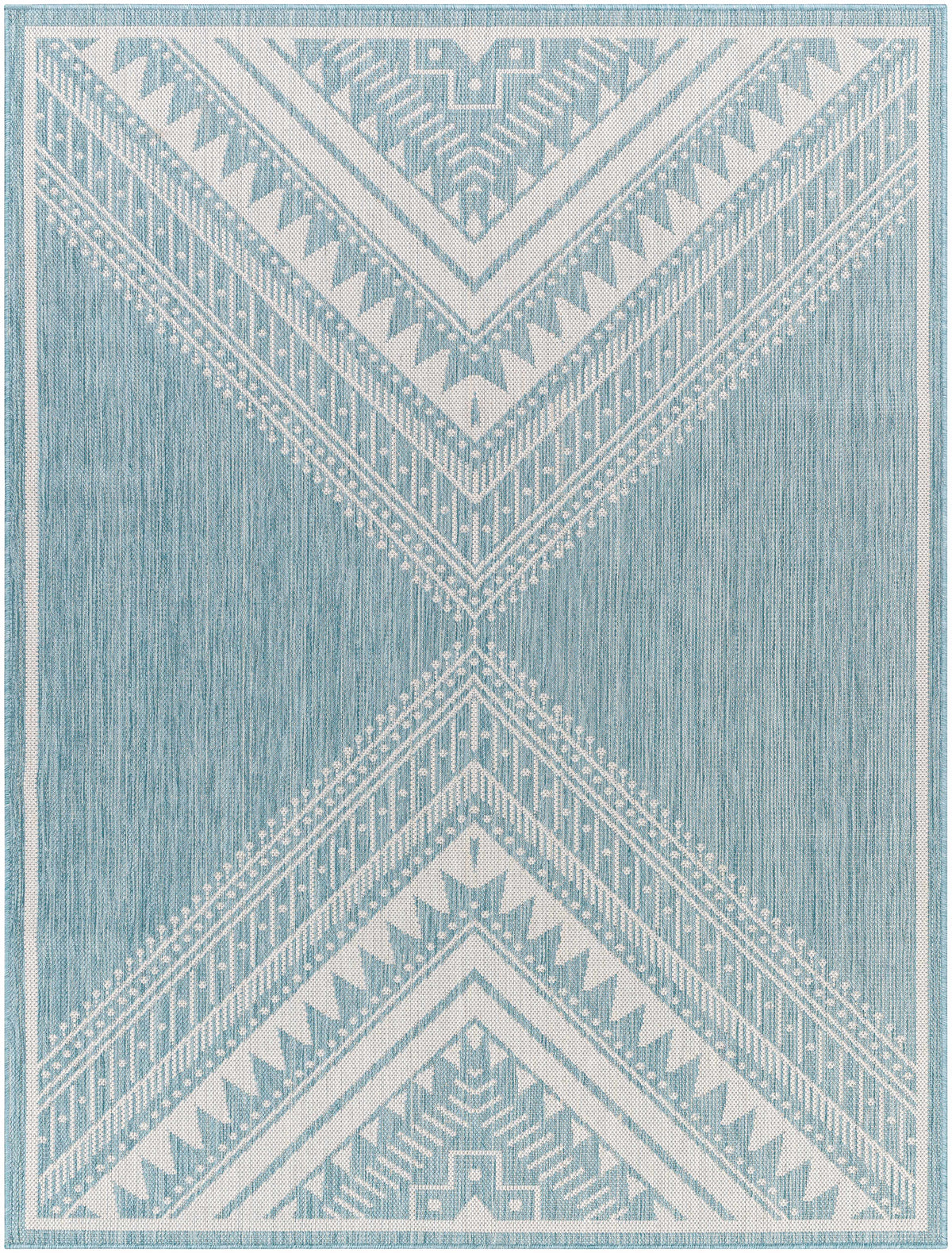 Deana Blue Outdoor Area Rug - Clearance
