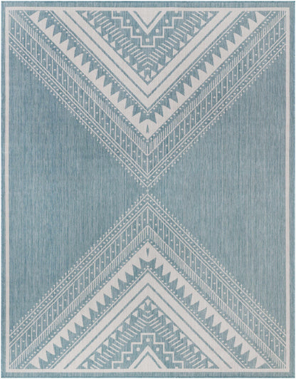 Deana Blue Outdoor Area Rug - Clearance