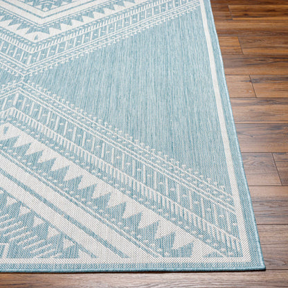 Deana Blue Outdoor Area Rug - Clearance