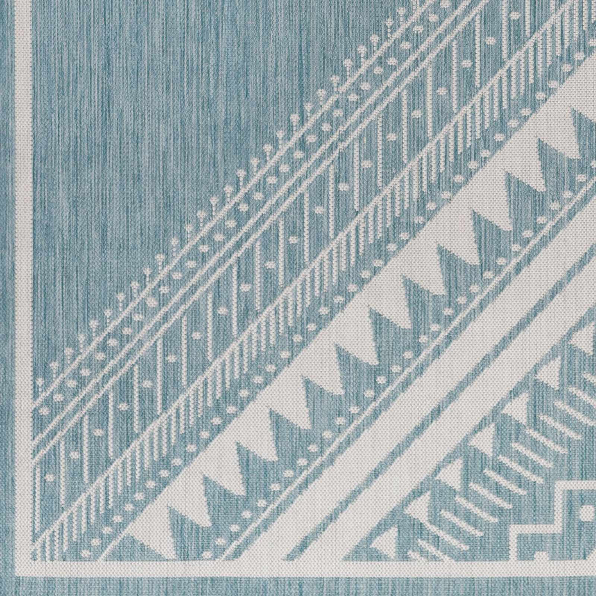 Deana Blue Outdoor Area Rug - Clearance