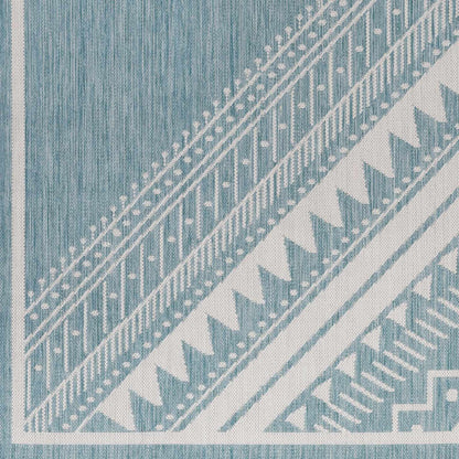 Deana Blue Outdoor Area Rug - Clearance