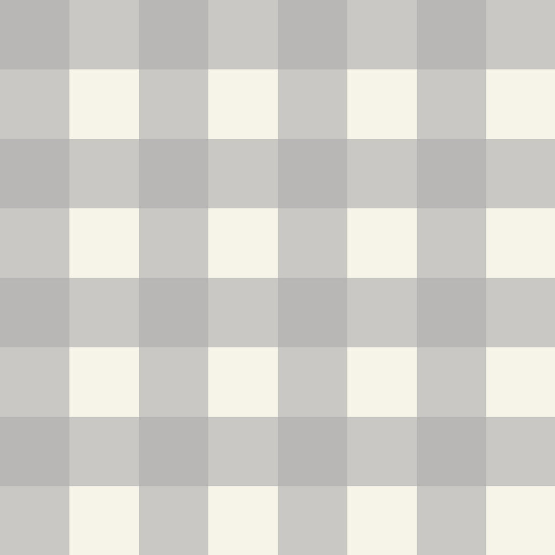 Simply Gingham Large (Gray) Wallpaper