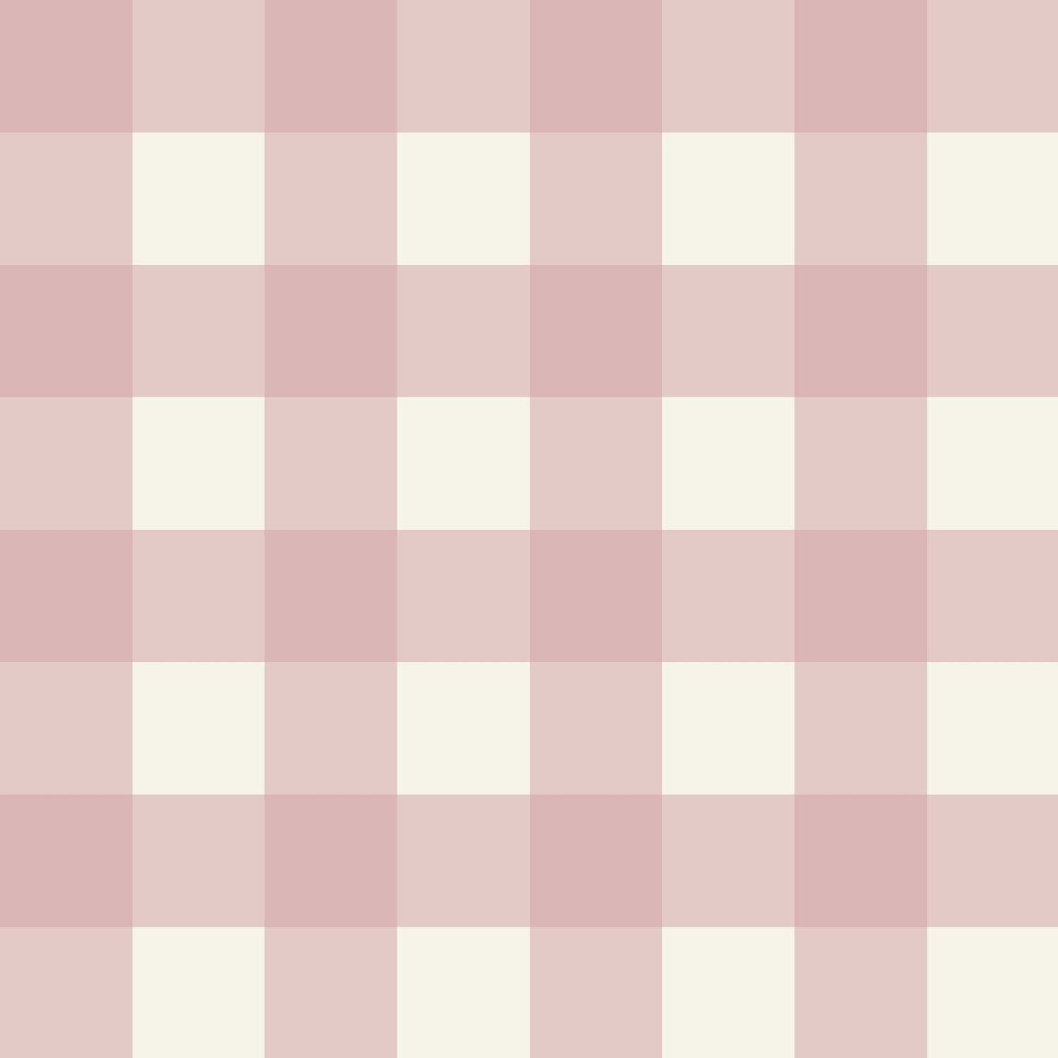 Simply Gingham Large (Mauve) Wallpaper