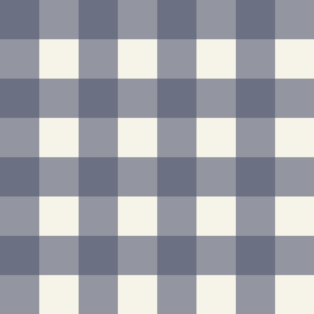 Simply Gingham Large (Navy) Wallpaper