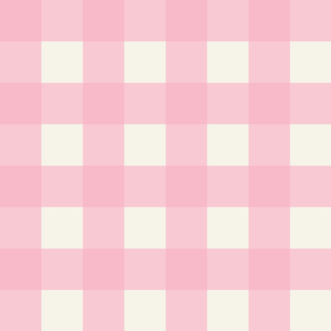 Simply Gingham Large (Pink) Wallpaper