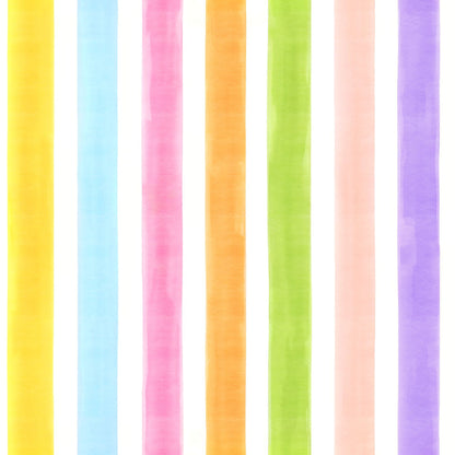 Bonnie Bright Stripes Wallpaper