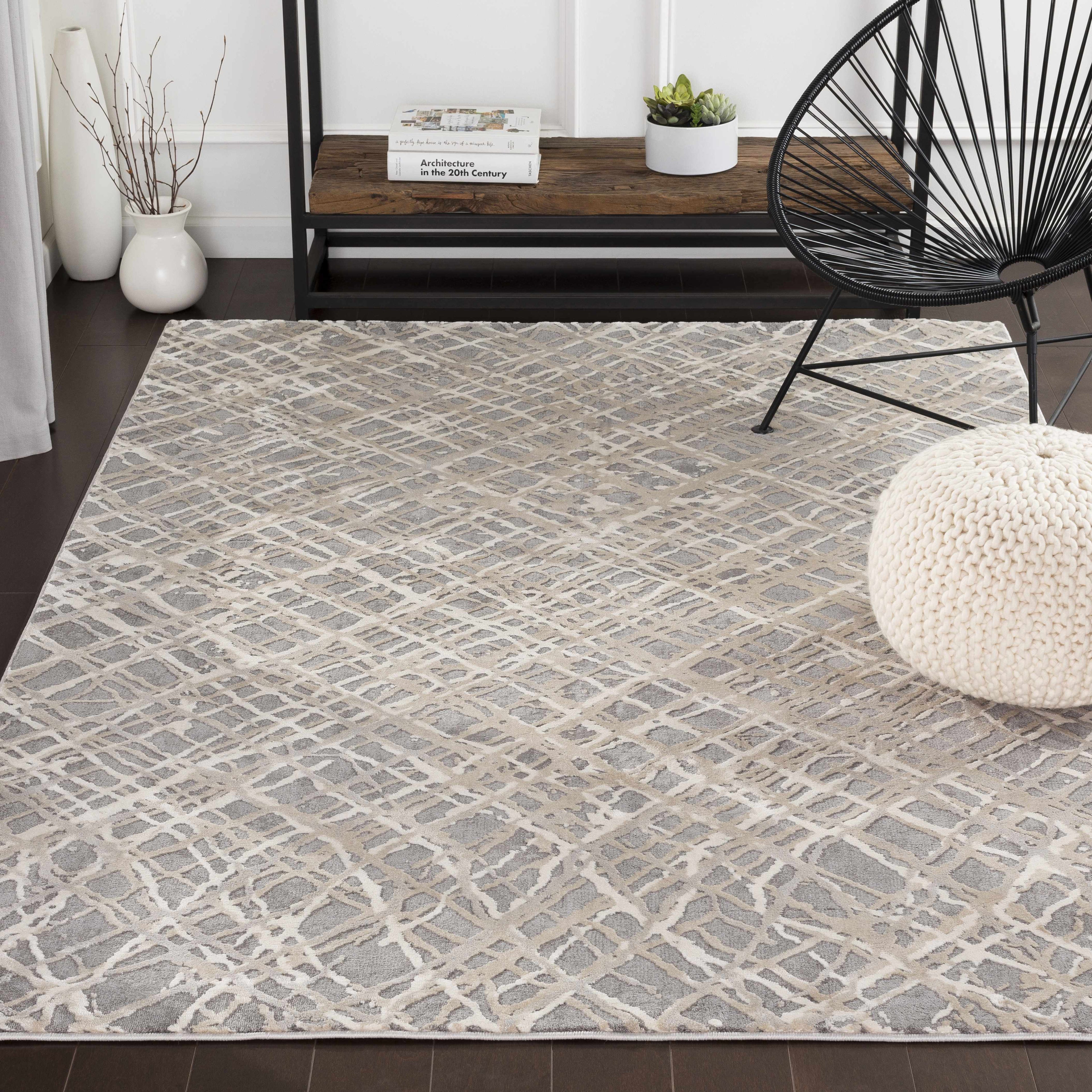 Smock Modern Trellis Web Rug - Clearance