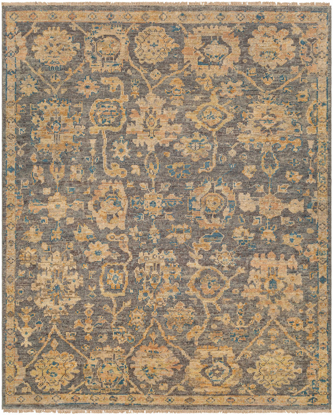 Beige Gray Amazu Area Rug - Clearance