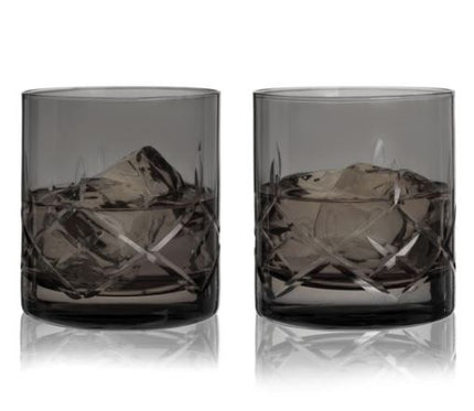 Admiral Cut Crystal Rock Color Glasses