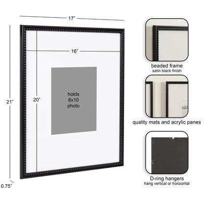 Adlynn Beaded Photo Frame Set