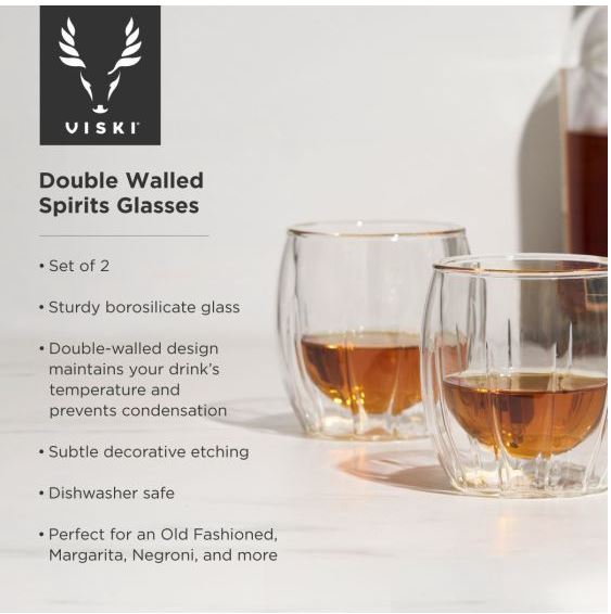 Double Walled Spirits Glasses