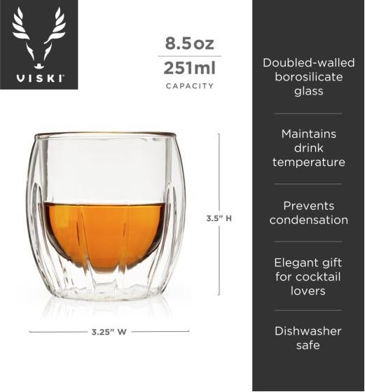 Double Walled Spirits Glasses