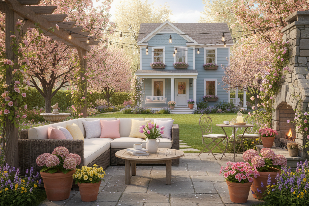 spring home outdoors