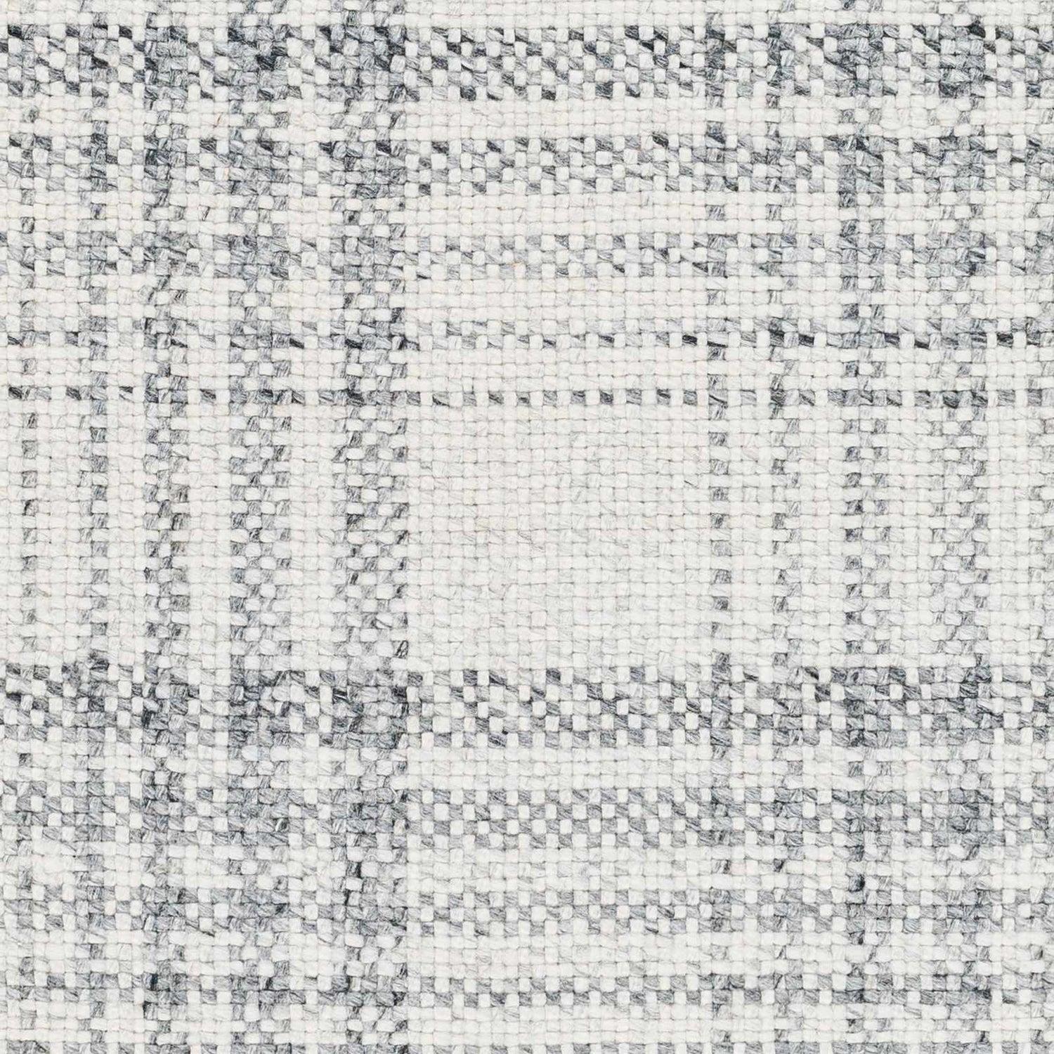 Inara Gray Plaid Area Rug - Clearance