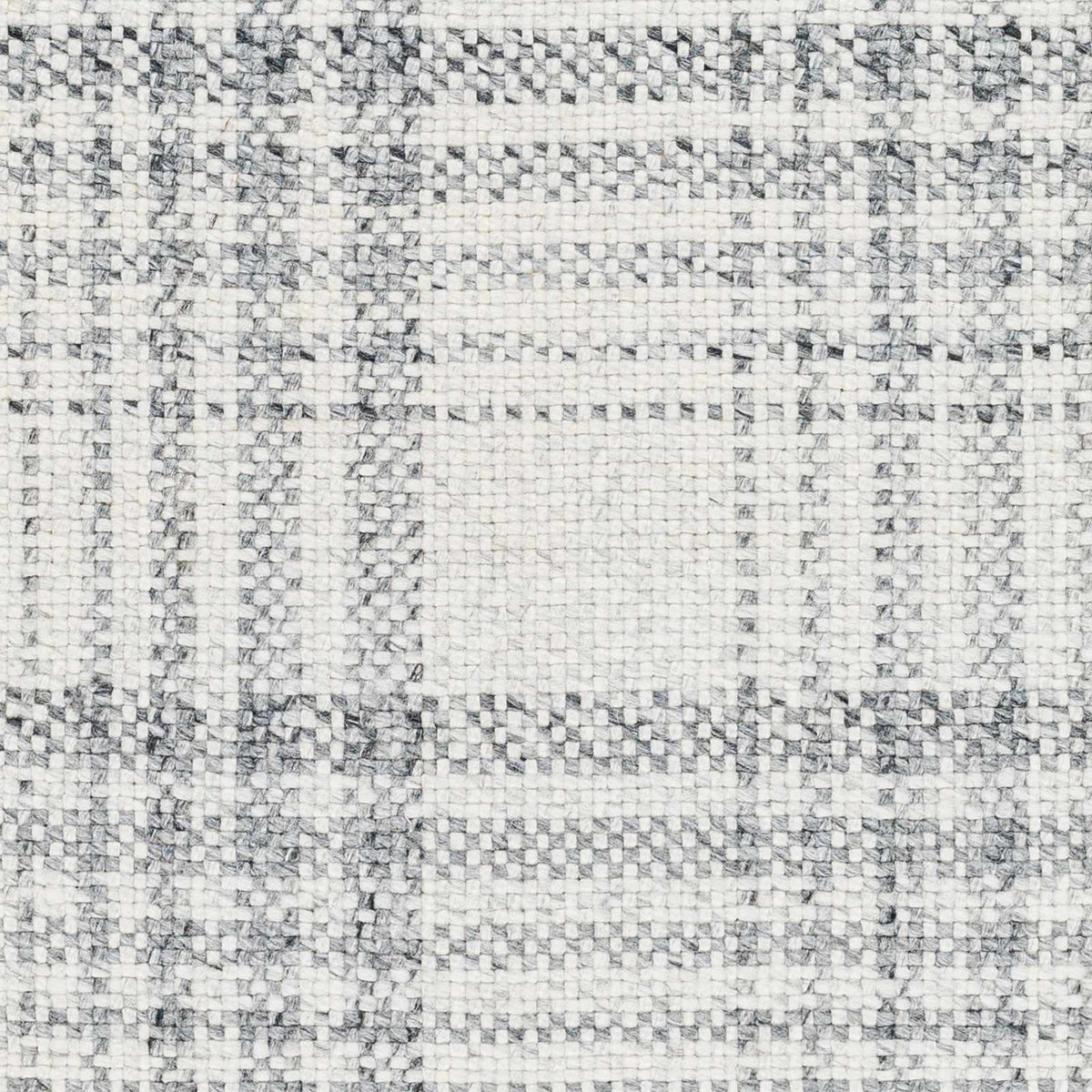 Inara Gray Plaid Area Rug - Clearance