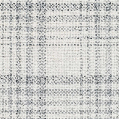 Inara Gray Plaid Area Rug - Clearance