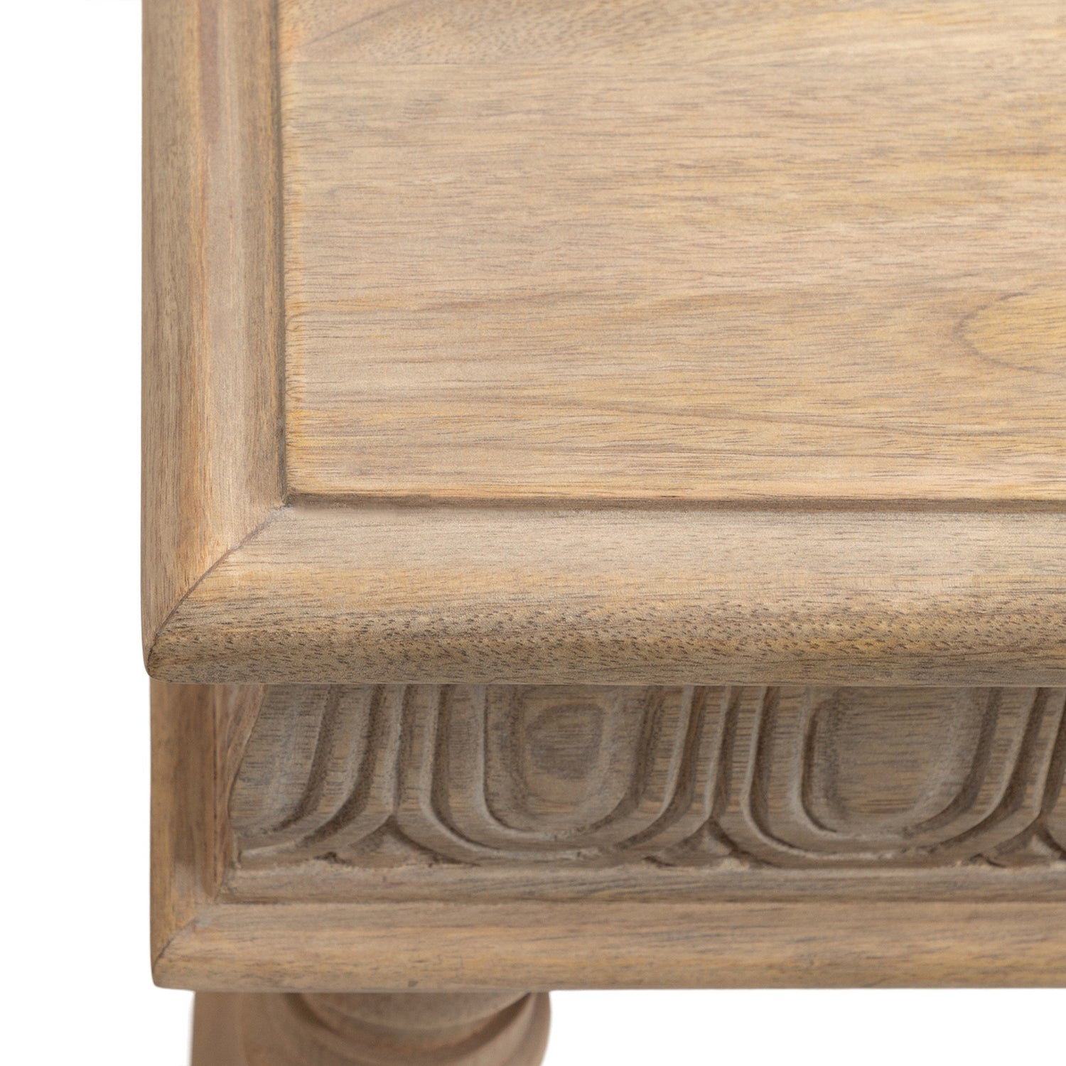 Patresa Carved Wood Console Table