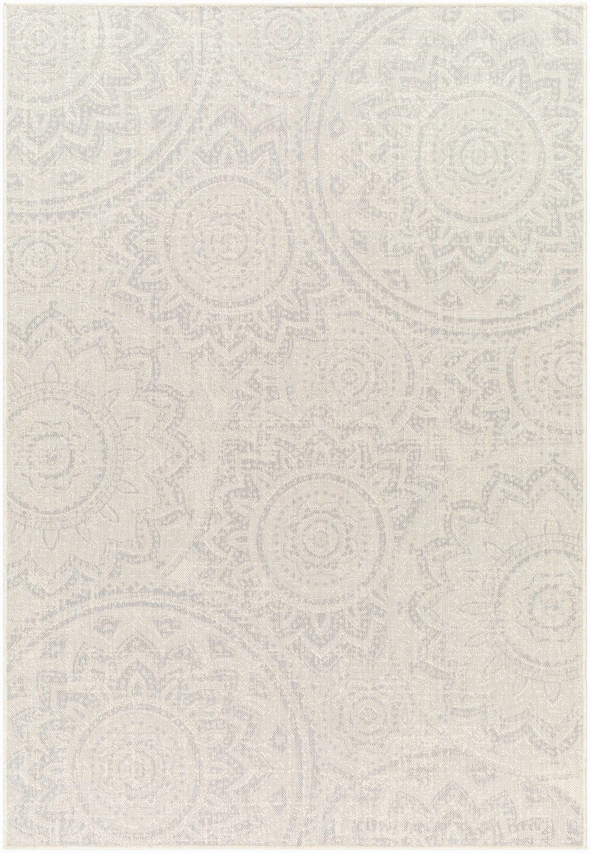 Ayala Cream Outdoor Area Rug - Clearance