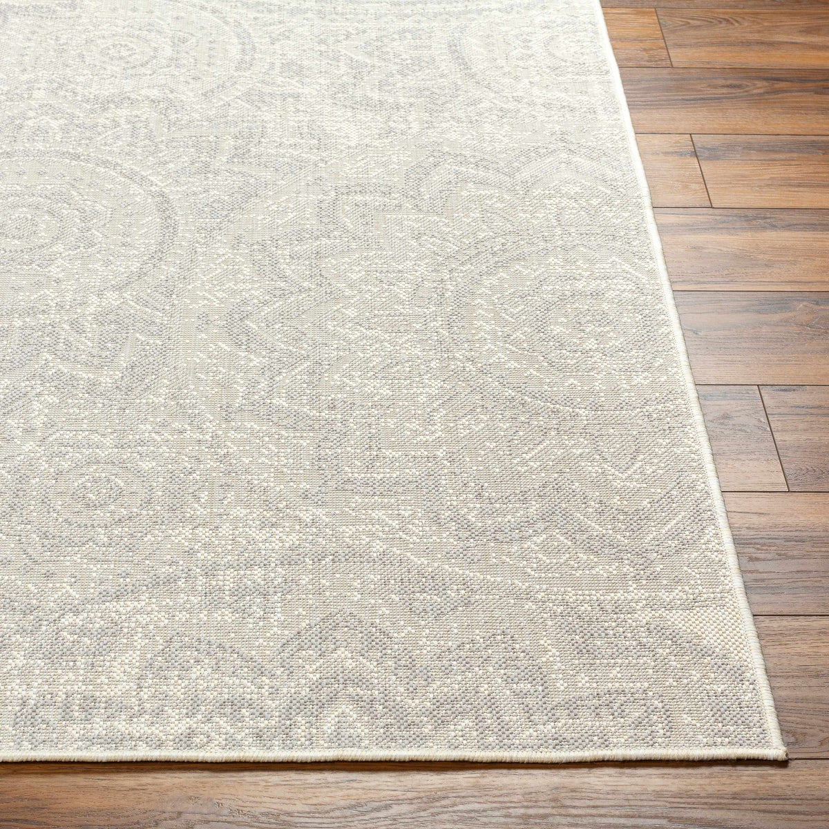Ayala Cream Outdoor Area Rug - Clearance