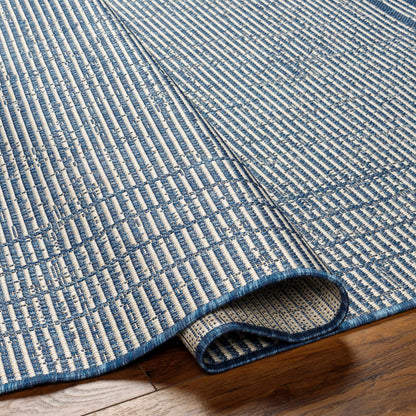 Eneco Blue Outdoor Area Rug - Clearance