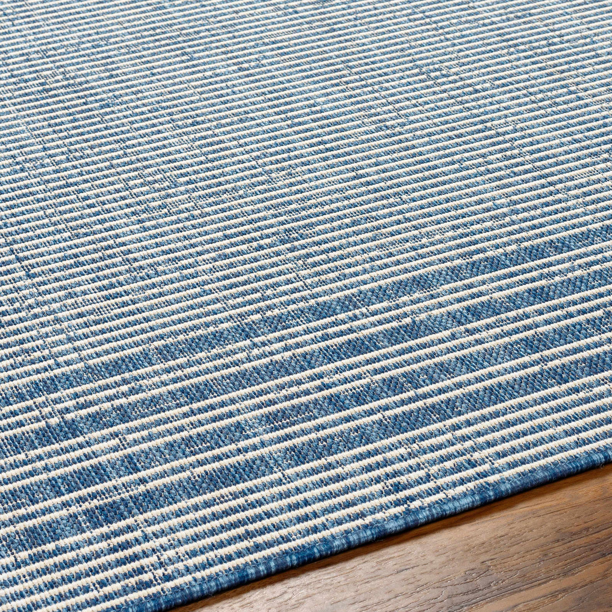 Eneco Blue Outdoor Area Rug - Clearance
