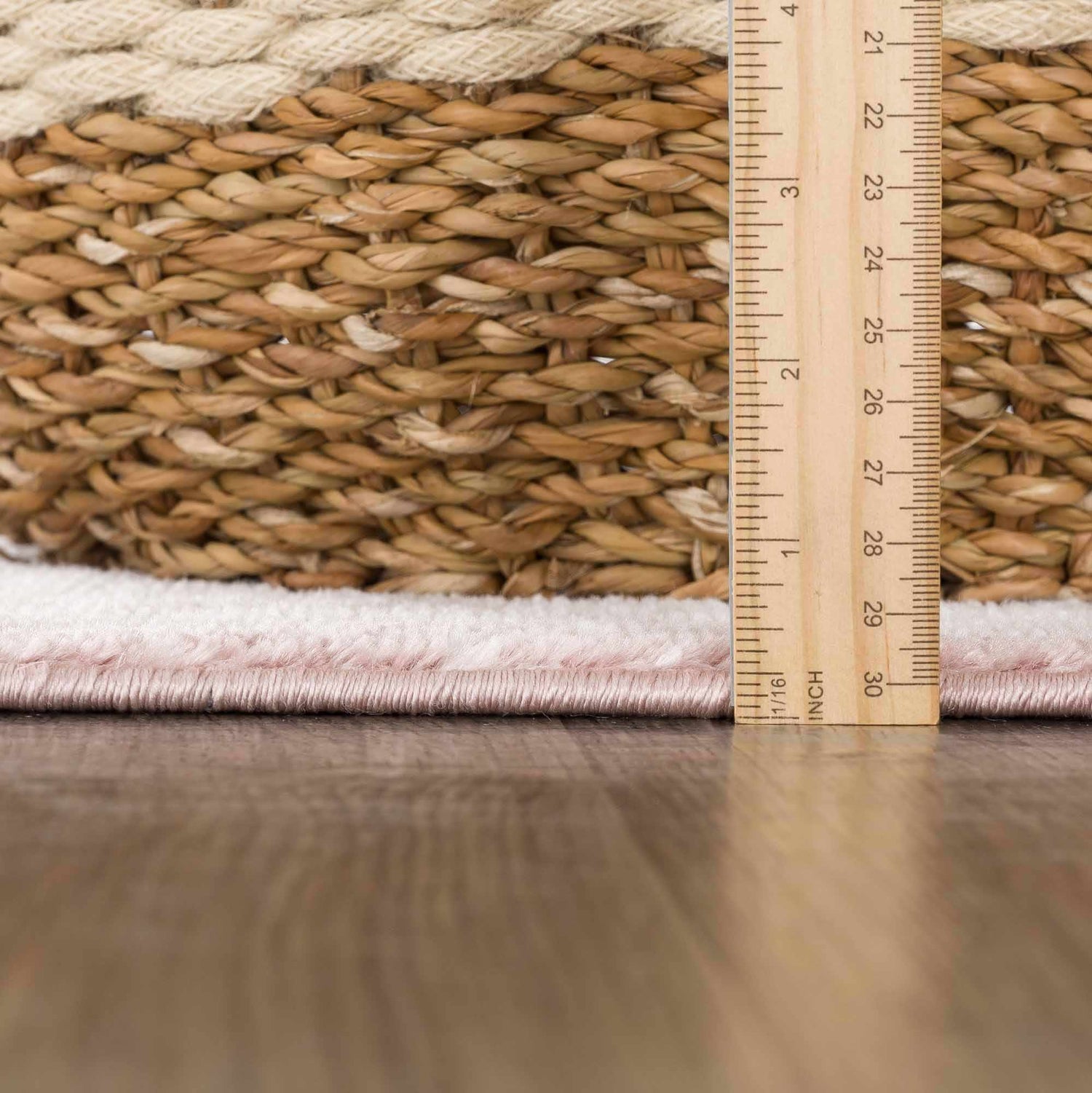 Kandos Blush &amp; Light Pink Area Rug